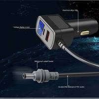 Für Starlink Mini 12V-24V Zigaretten anzünder Auto ladegerät zu Gleichstrom kabel 6ft 2M mit LED-Bildschirm für Auto RVS Yacht boot