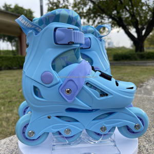 أحذية تزلج للأطفال CR7 بغلاف صلب من البولي بروبيلين، أحذية تزلج بعجلات قابلة للتعديل للأطفال قابلة للسحب - Product Image 6