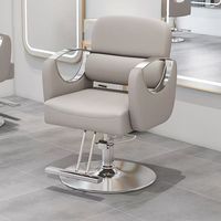 Chaise de Salon de Beauté Professionnelle de Luxe à Vendre, Siège en Cuir PU, Pompe Hydraulique, Pivotant à 360 Degrés, Multifonctionnelle