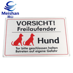 Panneaux d'avertissement gravés et sérigraphiés en acier inoxydable personnalisés Deson avec forme personnalisée pour tous les appareils mécaniques - Product Image 3