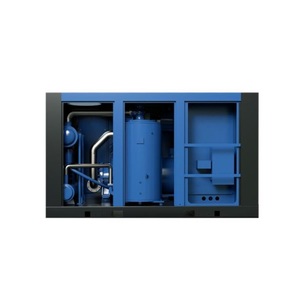 โรงงานจำหน่ายเครื่องอัดอากาศแบบสกรูขนาดเล็ก 15kw และ 18.5kw กำลังไฟ 7.5kw แรงดัน 7 บาร์ แบบไร้น้ำมัน เงียบ ใช้แก๊ส - Product Image 2