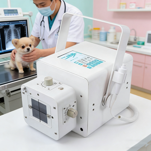 Potente Máquina de Rayos X Portátil de 8kW para Animales CON PANEL DETECTOR PLANO para Diagnóstico de Animales de Zoológico y Granja - Product Image 6