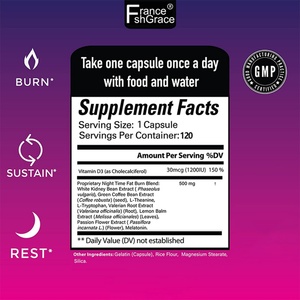 Suplementos Quemagrasas Nocturnos de Alta Calidad con Extracto de Granos de Café Verde, Favorecen el Metabolismo - Product Image 3