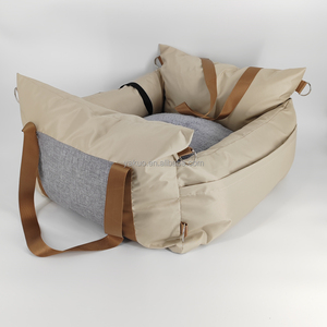 Seggiolino per cani impermeabile rimovibile lavabile per <span class=keywords><strong>auto</strong></span> con tasche portaoggetti guinzaglio di sicurezza - Product Image 1