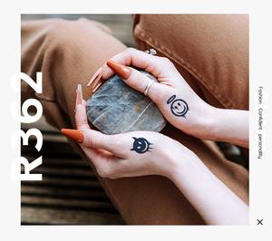 Pequeño diablo lindo Luffy Anime dibujos animados flor temporal tatuaje pegatina impermeable negro mano Tato - Product Image 6