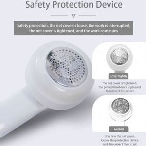 Removedor de Pelusas Portátil Recargable, Afeitadora Eléctrica de Pelusas para Ropa, Recortadora de Pelusas, Cuchillas de Acero Inoxidable, Plástico - Product Image 2
