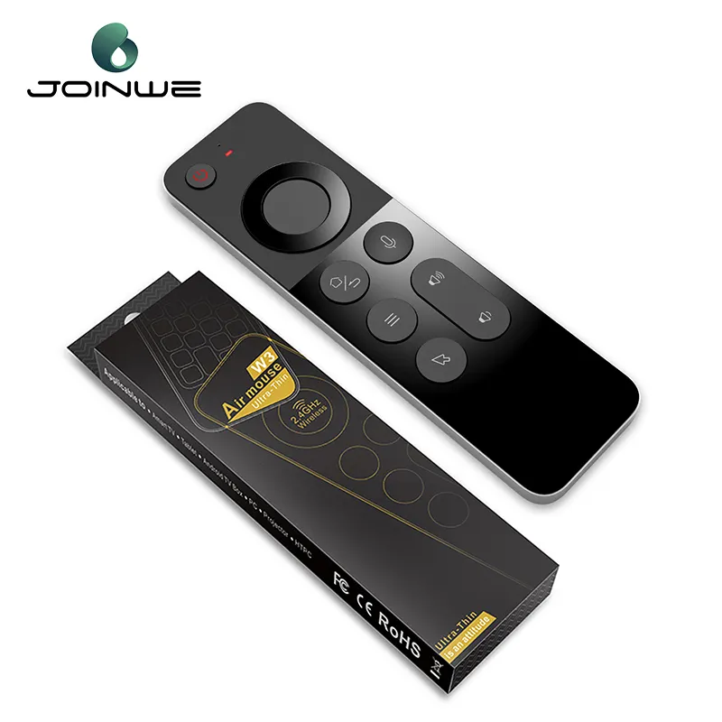 Joinwe Chuột Không Dây Wechip W3 Mới Ra Mắt Điều Khiển Từ Xa Không Dây 4 Trong 1 W3 Voice 2.4G Cho Nvidia Shield/Android Tv Box/PC