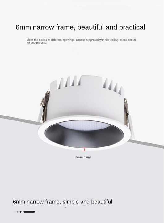 Adjustable SMD Led Downlight Wall Washer Recessed Spot Light Home Hotel 7W-30W Power Range 6500K Color IP44 Certified