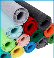 Revêtements muraux en feutre coloré auto-adhésifs pour maternelle, murs de fond insonorisés, autocollants muraux en tissu non tissé, DIY
