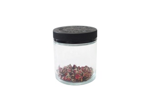 28g 18oz verpakkingen, gespoten bedrukt, geurdicht glazen potten met kinderveilige deksel voor het bewaren van gedroogde bloemen - Product Image 3