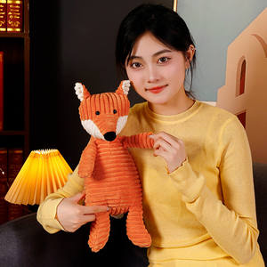 Jouet en peluche de <span class=keywords><strong>renard</strong></span> orange pour enfants Couette douce avec remplissage en coton PP pour la fête des mères Saint Valentin - Product Image 3