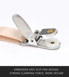 Bretelles de chemise ajustables antidérapantes de 2,5 cm de large pour hommes, en polyester avec boucle en alliage, attaches de chemise formelles antidérapantes - Product Image 4