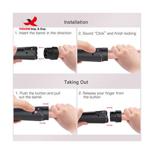 Fer à boucler 5 en 1 interchangeable à trois barils en céramique pour grandes boucles, revêtement céramique, pour approvisionnement mixte à prix bas - Product Image 6