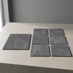 Azulejos de Porcelana Esmaltada Brillante de 800x800mm en Color Beige Alabastro, Efecto Mármol Beige para Pisos - Product Image 5