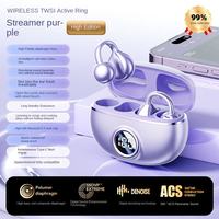 Headset Olahraga Nirkabel M97 Open Ear Terlaris, Daya Tahan Lama, Earphone Olahraga Jepit Telinga untuk Lari, Audifonos Tahan Lama