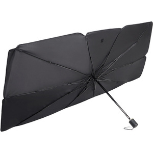 Autodragons Car Windshield Sun Shade Foldable Umbrella UV Heat Reflective Visor Window <b>Cover</b> Front Window <b>Cover</b> Visor Umbrella - Product Image 1