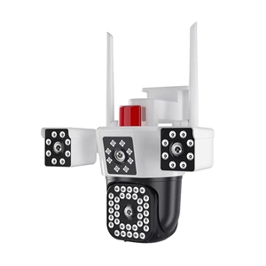 Camera an ninh ngoài trời năng lượng mặt trời IP67 YOOSEE 4MP HD, camera không dây WIFI ba ống kính, tầm nhìn ban đêm, xoay PTZ - Product Image 1