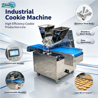 Nouvelle machine à fabriquer des biscuits bicolores ZL-CO400D, PLC Servo 110V/220V, buse personnalisable, équipement de boulangerie commercial