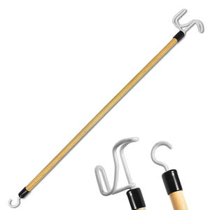 NewWooden uzun saplı yaşlı sınırlı mobilit pantolon yardımcısı cihaz hiçbir bükme yaşlıları 2-in-1 engelli giysi ayakkabı çorap - Product Image 5