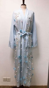 Vestido Musulmán de Moda para Mujer, Vestido Hijab Islámico Árabe de Oriente Medio, Abaya - Product Image 6
