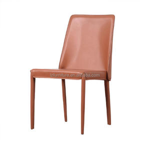 Sillas de Comedor de Diseño Nórdico Moderno para Hogar/Comercio, Tapizadas en Cuero Sintético Ecológico con Amplio Soporte Lumbar para Muebles del Hogar - Product Image 1
