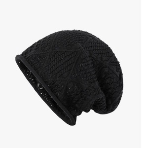 Hồi giáo mùa thu và mùa đông thời trang rỗng mũ của phụ nữ lá hoa Beret Beanie - Product Image 5