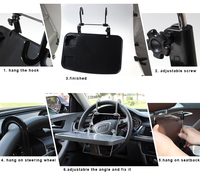 Amazon Offre Spéciale Table de luxe pour siège de voiture, plateau pliant portable, organisateur universel pour volant de voiture, kits d'intérieur