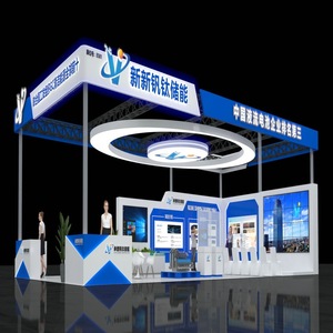 Nuevo Stand de Exhibición Xin Titanium Energy de 8mx4mx3m, Modular, de Aleación de Aluminio, Instalación Rápida, Rectangular, Azul - Product Image 2