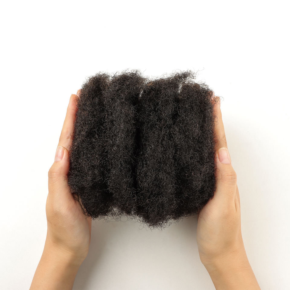 vast Brazilian Remy Kinky Bulk Human Hair 8