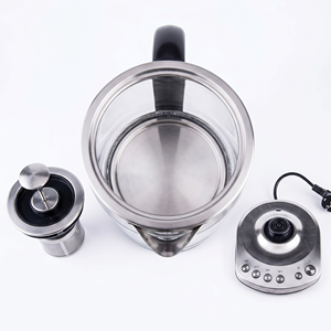 Samovar Eléctrico Digital de Vidrio de 2 Capas con Recipiente, 1850-3000W, Temperatura Inteligente, Certificación CE LFGB CB ETL, Venta al Por Mayor - Product Image 5