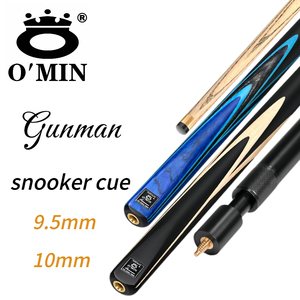 O'MIN Gunman <span class=keywords><strong>Queue</strong></span> <span class=keywords><strong>de</strong></span> <span class=keywords><strong>billard</strong></span> <span class=keywords><strong>de</strong></span> haute qualité, articulée 3/4, en bois <span class=keywords><strong>de</strong></span> frêne et érable, trois couleurs, pointe <span class=keywords><strong>de</strong></span> 9,5 mm ou 10 mm, pour Snooker et <span class=keywords><strong>Billard</strong></span> chinois <span class=keywords><strong>8</strong></span> boules, Best-seller - Product Image 1