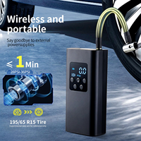 Compresor de Aire Portátil para Neumáticos de Auto, Inflador de Neumáticos Rápido, Bomba de Aire con Presión Precisa para Motocicleta, Bicicleta y Balón