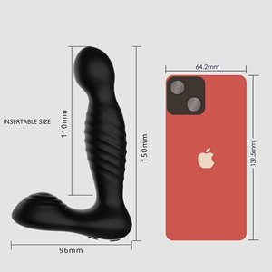 WINYI ODM-juguete sexual Anal <span class=keywords><strong>para</strong></span> hombres, masajeador de próstata con Control remoto, 10 modos de vibración, calefacción - Product Image 4