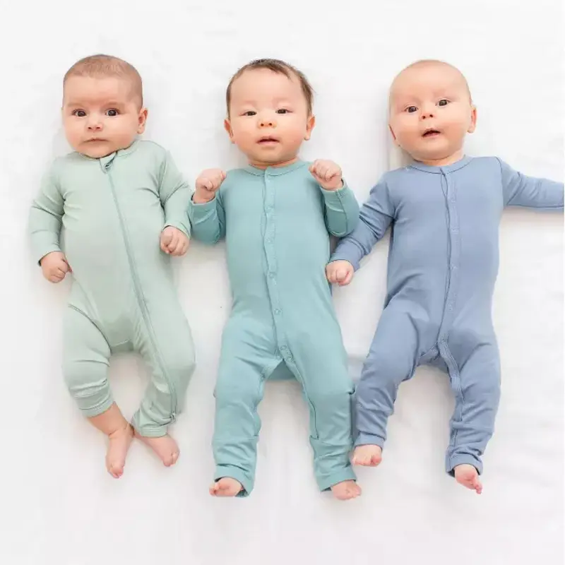 Combinaison pour bébé en bambou Vêtements pour garçons Salopette pour enfants Barboteuse Printemps 2023 Nouveau-né de 0 à 12 18 24 mois Costume pour filles Bodys