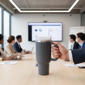 Vaso Térmico <span class=keywords><strong>de</strong></span> Acero Inoxidable <span class=keywords><strong>de</strong></span> 40 oz, Libre <span class=keywords><strong>de</strong></span> BPA, con Asa, para Bebidas Frías, Rendimiento Térmico <span class=keywords><strong>de</strong></span> 6 a 12 Horas - Product Image 2