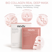 Masque en feuille d'hydrogel hydratation intense soin quotidien peau mature raffermissant affinant les pores élasticité OEM Marque Privée