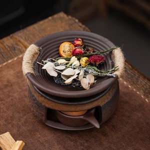 Brûleur d'huiles essentielles semi-artisanal de style chinois, résistant à la chaleur, chauffe-thé, diffuseur d'aromathérapie, support pour <span class=keywords><strong>encens</strong></span> de <span class=keywords><strong>sauge</strong></span> - Product Image 2