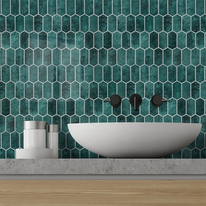 Piastrelle Adesive Effetto Marmo <span class=keywords><strong>per</strong></span> <span class=keywords><strong>Cucina</strong></span> e Bagno, Pannello Decorativo da Parete con Finitura Ceramica Smaltata - Product Image 5