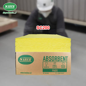 Tampon absorbant chimique SABER de qualité industrielle 160, tapis absorbant flottant résistant aux acides et aux bases - Product Image 2