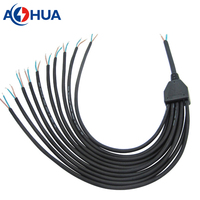 Solusi Konektor Kabel Daya Sinyal Data Robot, Konektor Pria Wanita, Kabel Tahan Air, Konektor Kabel DIY, Kabel Harness