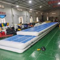 Piste pneumatique gonflable portable de gymnastique, bon marché, pour usage intérieur, prix d'usine