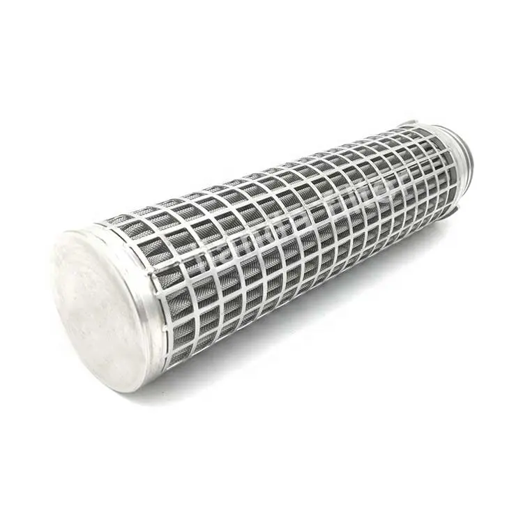 1 To 100 Micron 316L Stainless Steel Liquid Filtration Water Purification Pleated Filter Cartridge
