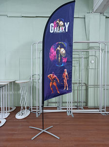 Печать на заказ уличные пляжные флаги с перьями 3,4 м - Product Image 5