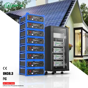 Sunpok năng lượng 48V 200AH giá pin Tấm pin mặt trời với BMS lithium-batterie LiFePO4 lưu trữ điện 100Ah Công suất sử dụng nhà 1 cái