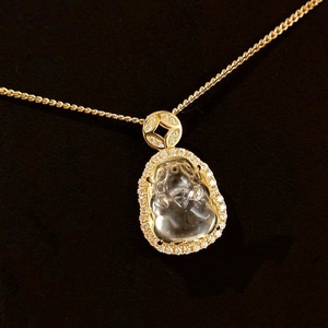 Collier romantique pour fille en argent sterling 925 plaqué or 18 carats avec pendentif saphir diamant rose étincelant, pendentifs de mode, breloques - Product Image 5