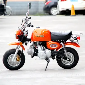 New Discount High Quality 110CC Semi Automatic Motorcycle Gorilla Bike Orange In Stock