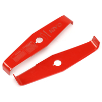 Débroussailleuse à essence en métal rouge en forme de U de 12 pouces * 3 mm, efficace pour couper l'herbe et les arbustes