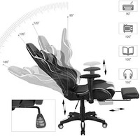 Fauteuil de jeu premium avec accoudoirs 4D réglables et fonction de massage pour la maison, le bureau ou les jeux Spider-Man