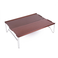 Table de pique-nique moderne pour le camping en plein air, facile à transporter, légère, pliable en aluminium, pour une utilisation en cour