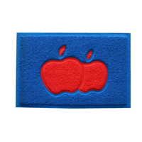 Tapis d'entrée extérieur en PVC ignifuge pour centre sportif, imperméable, robuste, antidérapant, couleur et taille personnalisées, OEM